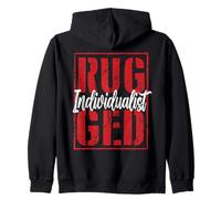 Rugged Individualist USA Capitalism American Individualism Sweat à Capuche