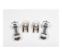 Rugged Ridge 11116.06 Kit de loquet de capot, acier inoxydable ; Jeep Wrangler JK 07-18