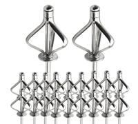 Rugged Rust-Resistant Fastener: These pop rivets utilize a 304 stainless st