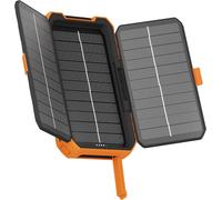 Rugged Solar Powerbank 10.000 Mah - 20w - Usb-C Pd - Usb-A Quick Charge - Outdoor Batterie Externe- Ip65 - Oranje