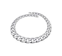 RUGGED steel - Collier pour femme en acier inoxydable massif et élégant - XXL - Chaîne gourmette large et lourde - Fermoir mousqueton (avec boîte à bijoux), Acier inoxydable