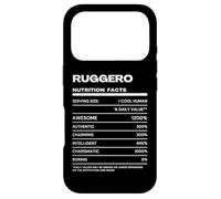 Ruggero Valeur Nutritive Nom Drôle Coque pour iPhone 17 Pro