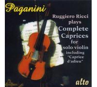 Paganini : L'intégrale des Caprices. Ricci.