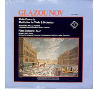 Ruggiero Ricci, Michael Ponti - Alexander Glazounov: Violin Concert; Meditation for Violin & Orchestra; Piano Concerto No. 2 - 34621 - Vinyl LP