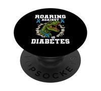 Rugissement Contre Le diabète PopSockets PopGrip Adhésif