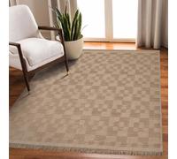 Rugium Tapis en jute naturelle beige moderne, rectangulaire, style bohème, tapis en jute pour salon, cuisine, chambre à coucher - Natura 6664 (160 x 230 cm)