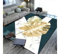 RUGMRZ Bureau Home Studio Tapis Décoration Lavable Antidérapante Abstraite Géométrique Moderne Et Minimaliste Decoration Enfant Bleu Salon Entree Interieur Grande Taille De Pas Cher80X160Cm