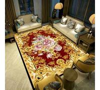 RUGMRZ Chambre Parentale Moderne Tapis De Zone Lavable Décoratif Antidérapant Simple Et Durable Bureau Jaune Salon Poil Ras Chevet 200X300CM