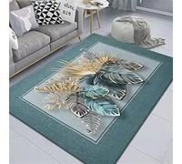 RUGMRZ déco Chambre ado Fille Tapis Tapis De Chambre À Coucher De Salon De Style Chinois Simple Tapis pour Bebe Vert Tapis tipi Tapis de Sol Bebe Grand Tapis Salle de bain80x160CM