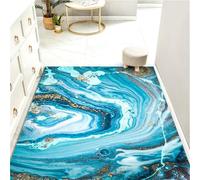 RUGMRZ Decoration Chambre Ado Fille Pas Cher Deco Adulte Les peintures à l'encre Jaune et Bleue Peuvent être personnalisées. Décoration 140X200CM