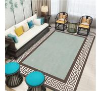RUGMRZ Décoration Chambre Bébé 160X200Cm Anti Glisse pour Tapis Multicolore Veuilleuse Fille Deco Ado Moderne Liti¨¨Recanapé De Salon À Règles Géométriques Style Vintag