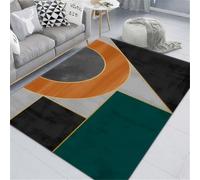 RUGMRZ Decoration Chambre Fille Tableau Forme Géométrique Salon Simple Ado Vert Tapis+Grande+Taille Revetement De Sol 60X60CM