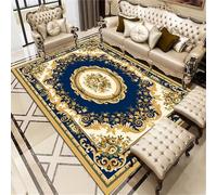 RUGMRZ Generic Tapis Carpette Chambre Long 80x150CM Interieur Exterieur Bleu de Sol décoratif Jaune et Vert Home Créateur