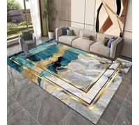 RUGMRZ Home Tapis Créateur Décoration Lavable Antidérapante Abstraite Géométrique Moderne Et Minimaliste Grand Salon Gris Ville Enfant BéBé Exterieur Entree160X200Cm