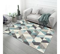 RUGMRZ Home Tapis Créateur Salon Antidérapant Lavable Zone De Décoration Minimaliste Decoration D Interieur Multicolore Moquette Couloir Doux Meuble Chambre Enfant160X230Cm