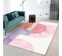RUGMRZ Le Tapis de Salon 160x280cm Rose Violet, Tapis geant Design Moderne et Minimaliste pour Le Salon Chambre à Coucher Chevet