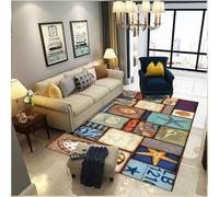 RUGMRZ Le Tapis du Salon Lavable Antidérapant Zone De Décoration Minimaliste Decoration Maison Interieur Multicolore Bureau Home Studio Eveil Bebe Chambre180X180Cm