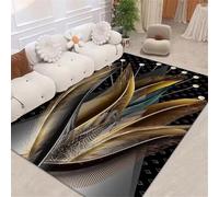 RUGMRZ Moquette Chambre Tapis Ado Fille eveil Bebe 100x120CM d'Ext¨¦Rieur Tout est Noir Multicolore résistant à l'usure et Facile Entretenir. Salon Grande Ta