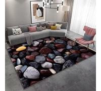 RUGMRZ Moquette Décoration Lavable Antidérapante Abstraite Géométrique Moderne Et Minimaliste Petit Tapis Noir Home Créateur Decoration Chambre Ado Intérieur Entrée170X240Cm