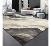 RUGMRZ Moquette Décoration Lavable Antidérapante Abstraite Géométrique Moderne Et Minimaliste Tapis De Chambre Ado Noir Entree Interieur Grande Taille Parentale Decoration180X280Cm