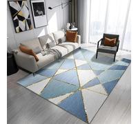 RUGMRZ Moquette Intérieure Décoration Lavable Antidérapante Abstraite Géométrique Moderne Et Minimaliste Tapis Eveil Bebe Noir Deco Chambre Bébé Fille Déco Chemin Couloir50X80Cm