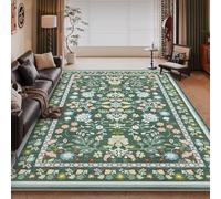RUGMRZ Moquette Intérieure Salon 140X200Cm Tapis De Chambre Fille 28 Vert Decoration Ado pour Tipi Jeu Enfant Jardin Imperméable Aux Taches