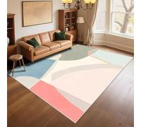 RUGMRZ Paillasson D'Entrée 60x90cm Beige Rose,Tapis Bureau Sol Confortable et Durable Design Moderne Minimaliste pour Chambre Bébé,Deco,Central du Salon