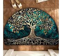 RUGMRZ Super Tapis De Sol pour Bébé Porte Lavable Antidérapant Et Résistant Aux Taches Décoration Table Cuisine Vert Jeux Chambre Garcon Adolescent 150X150CM