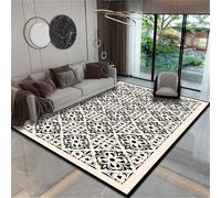 RUGMRZ Tapis Adolescent Multicolore Le Motif Floral Gris Noir Peut être personnalisé 160x230cm