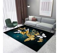 RUGMRZ Tapis Arc en Ciel Chambre Fille 80X160Cm Decoration Enfant 20 Bleu Accueil À Coucher Salon Papillon Lit Minimaliste De Noel Deveil