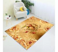 RUGMRZ Tapis B¨¦B¨¦ 130X190Cm Chambre Fille Ado Jaune Deco Bébé Pas Chers Extérieur Terrassesalon Motif De Fleurs Chaudes