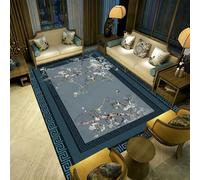 RUGMRZ Tapis Brosse De Zone Lavable Décoratif Antidérapant Moderne Simple Et Durable Deco Fille Bleu Couloir Long 80X140CM