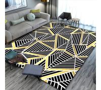 RUGMRZ Tapis Chambre Doux Décoration Lavable Antidérapante Abstraite Géométrique Moderne Et Minimaliste Grand Entree Interieur Multicolore Decoration Enfant Fille Home Créateur Le du Salon en Machine