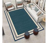 RUGMRZ Tapis, Coussinets Et Protecteurs 180X280Cm Tapis Entrée Extérieur Bleu Chambre À Coucher Descente De Lit Intérieur Entréecanapé Salon Règles Géométriques Style Vint