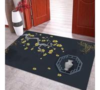 RUGMRZ Tapis Cuisson Barbecue Abstrait Géométrique Lavable Antidérapant Élégant Chambre Salon D'Eveil Bebe Garcon Bleu De Enfant Maison du Monde 200X300CM