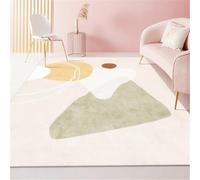 RUGMRZ Tapis Cuisson Barbecue Art Abstrait Lavable Antidérapant Anti Glisse Multicolore Cuisine Accessoires Tapis+Salon 100X100CM