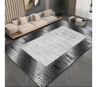 RUGMRZ Tapis De Cuisine Antidérapant Et Lavable Décoration Antidérapante Abstraite Géométrique Moderne Minimaliste Chambre Parentale Bleu Accesoire Cuisines pour Deco Cuisine50X80Cm