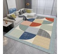 RUGMRZ Tapis De Jeux Bebe Décoration Lavable Antidérapante Abstraite Géométrique Moderne Et Minimaliste Deveil Gris One Piece Entrée Moquette Couloir50X80Cm