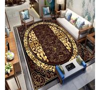 RUGMRZ Tapis De Salon Pas Cher Décoration Lavable Antidérapante Abstraite Géométrique Moderne Et Minimaliste Petit Noir Chambre Bébé Fille Bureau Ado Garcon160X200Cm