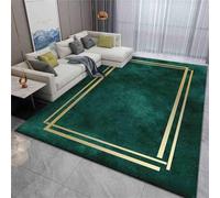 RUGMRZ Tapis D'Éveil 160x230cm Jardin Les Accessoires de Salon rectangulaires Vert Modernes sont faciles à Entretenir Bébé