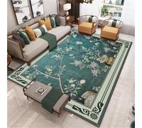RUGMRZ Tapis Deveil 200X250Cm 39 Vert Salon Moderne Simple Chambre À Coucher Fleurs Lumière Luxe Ado Garcon Poils Ras
