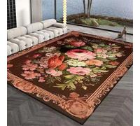 RUGMRZ Tapis Deveil 200X250Cm Exterieur Entree 11 Couleur Rose Lumière Luxe Salon Chambre À Coucher Fleurs Chevet Maison De Enfant Bureau