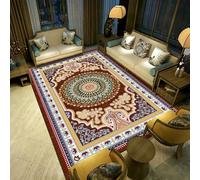 RUGMRZ Tapis D'Eveil Bebe Abstrait Géométrique Lavable Antidérapant Élégant Chambre Salon Balcon Multicolore Interieur Entree Jardin Extérieur 200X300CM