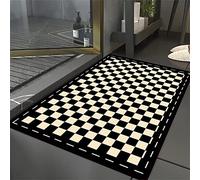 RUGMRZ Tapis Doux Salle de Bain résistant à la saleté, à l'usure, à l'absorption d'eau et à l'entrée antidérapante Tapis Cuisine paillason Tapis Noel salon80X160cm