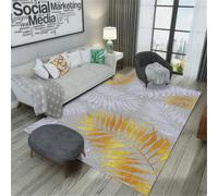RUGMRZ Tapis Entrée Extérieur 160X200Cm Deco Salon Gris De Couloir Long Grand Couloirmotif Plumes Chambre Différentes Tailles