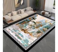 RUGMRZ Tapis Entree Interieur Grande Taille Décoration Lavable Antidérapante Abstraite Géométrique Moderne Et Minimaliste Home Créateur Multicolore Dressing Chambre Jeu Enfant Salon Contemporaine300X