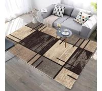 RUGMRZ Tapis Fille Chambre Décoration Lavable Antidérapante Abstraite Géométrique Moderne Et Minimaliste De Cuisine Couleur Brune Decoration Ado The Carpet Relax Home Créateur200X300Cm