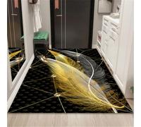 RUGMRZ Tapis Parc Bebe 170X240Cm Antiderapant Noir Anti-Usure Gym Enfant Chambre Parentale Decorationporte De Couloir en Or Antidérapant Résistant À La Saleté