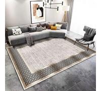 RUGMRZ Tapis Pas Cher Abstrait Géométrique Lavable Antidérapant Élégant Chambre Salon Fille Multicolore Gamer Sol XXL Bebe 160X200CM