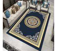 RUGMRZ Tapis Poil Ras Moderne Exterieur 180x280CM tappeto antiacaro Bleu Oriental Jaune à imprimé Simple Moquette exterieure